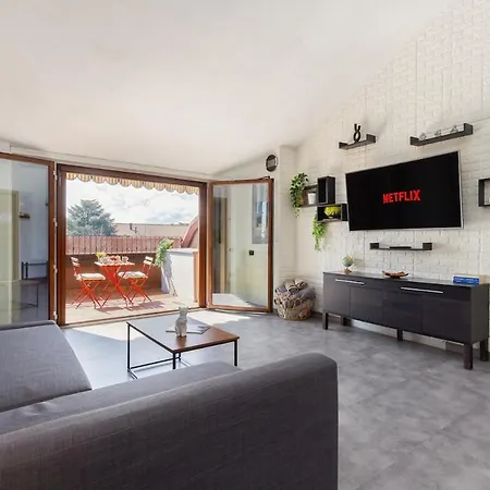 Apartament 8min Airport Orio Al Serio - Attico Lusso E Terrazza